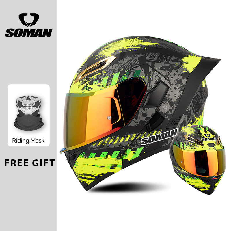 Modular Flip Up Motorcycle Helmet Dot Approved - Мужской мотоциклетный шлем, одобренный DOT, откидной