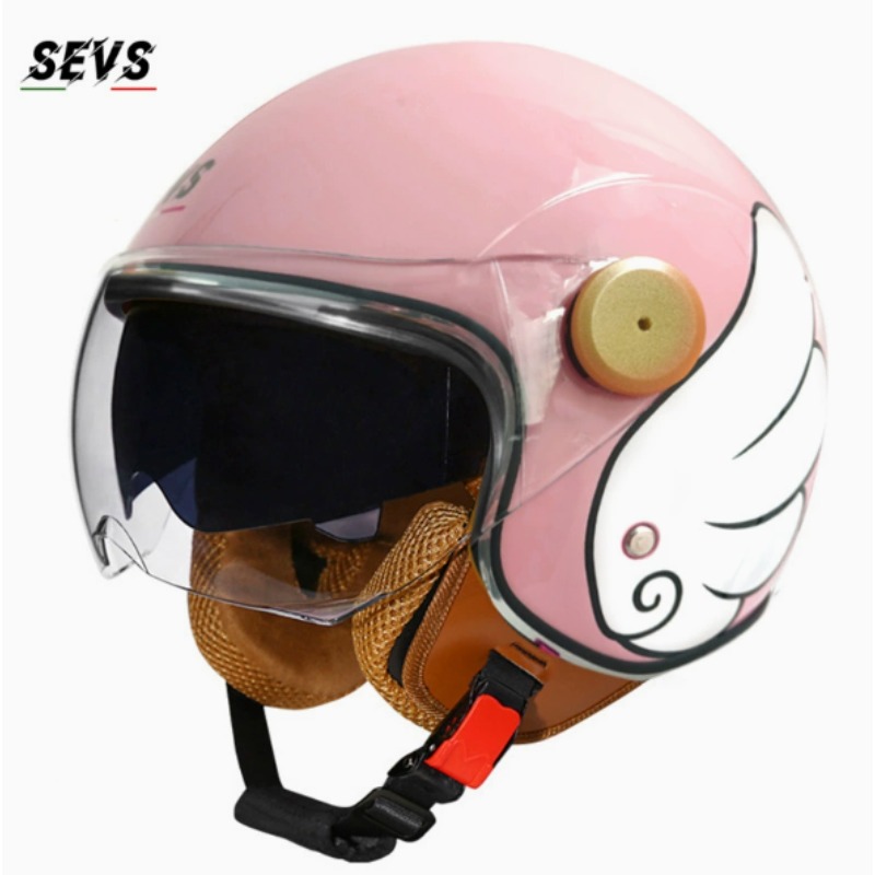 Vintage Open Face Retro Helmet - Сертифицированный DOT открытый мотоциклетный шлем 3/4,