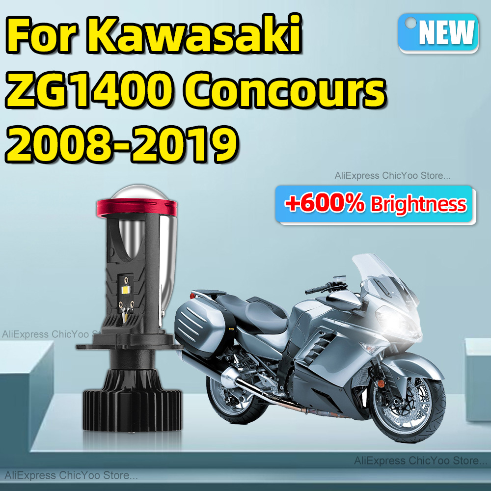 Universal Motorcycle Led Headlight Projector - Фары для мотоциклов Kawasaki ZG1400 мини