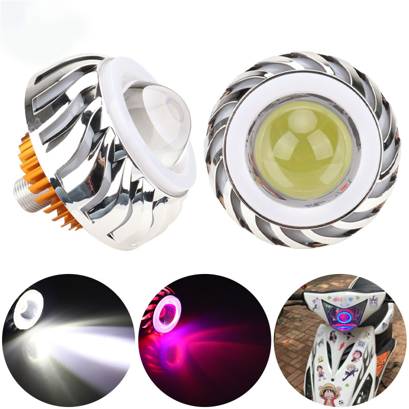 Universal Motorcycle Led Headlight Projector - 1 шт. Мотоциклетная фара с двойным