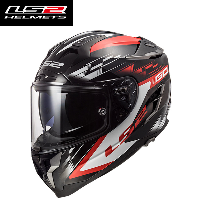Dual Visor Motorcycle Racing Helmet - Мотошлем LS2 Challenger FF327 FF800 с