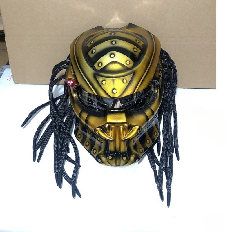Custom Predator Motorcycle Helmet - Мотоциклетный шлем HOT Racing Predator из