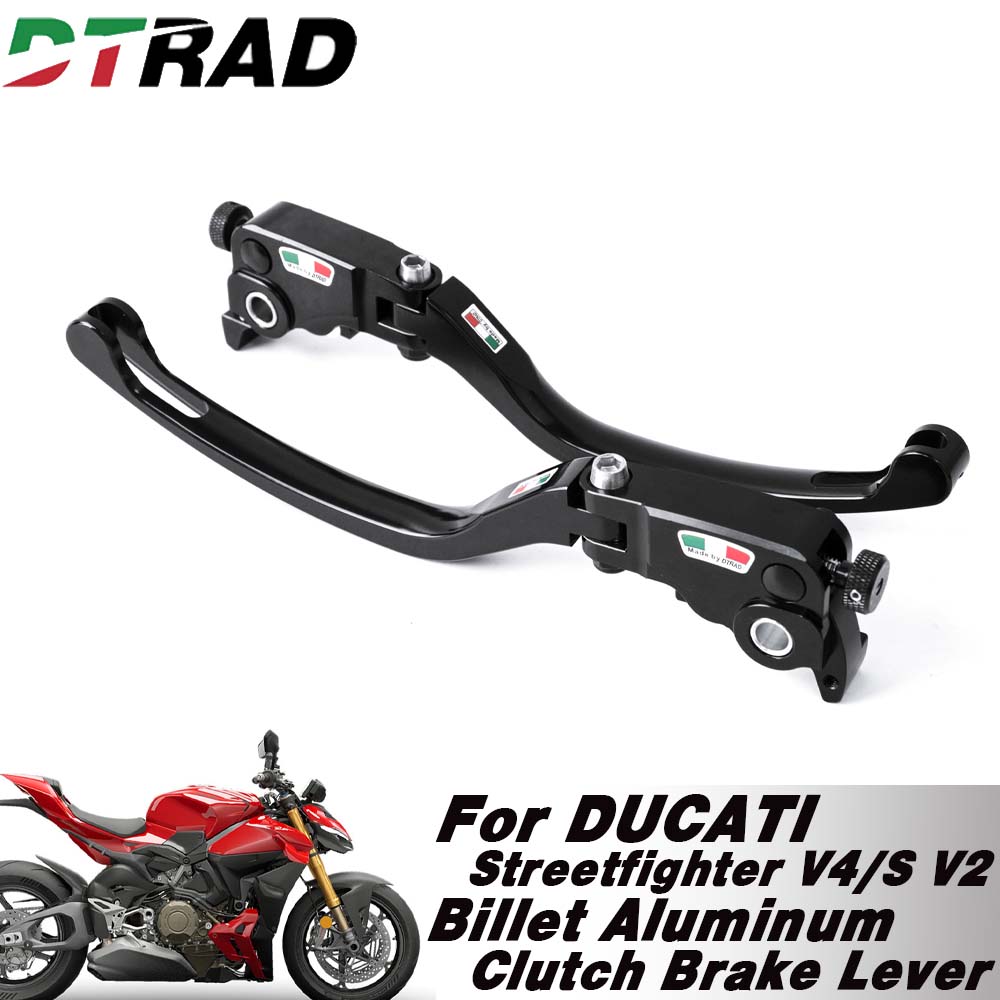 Cnc Aluminum Adjustable Brake Clutch Levers - Для DUCATI Panigale/Streetfighter V4/S V2 2020-2026