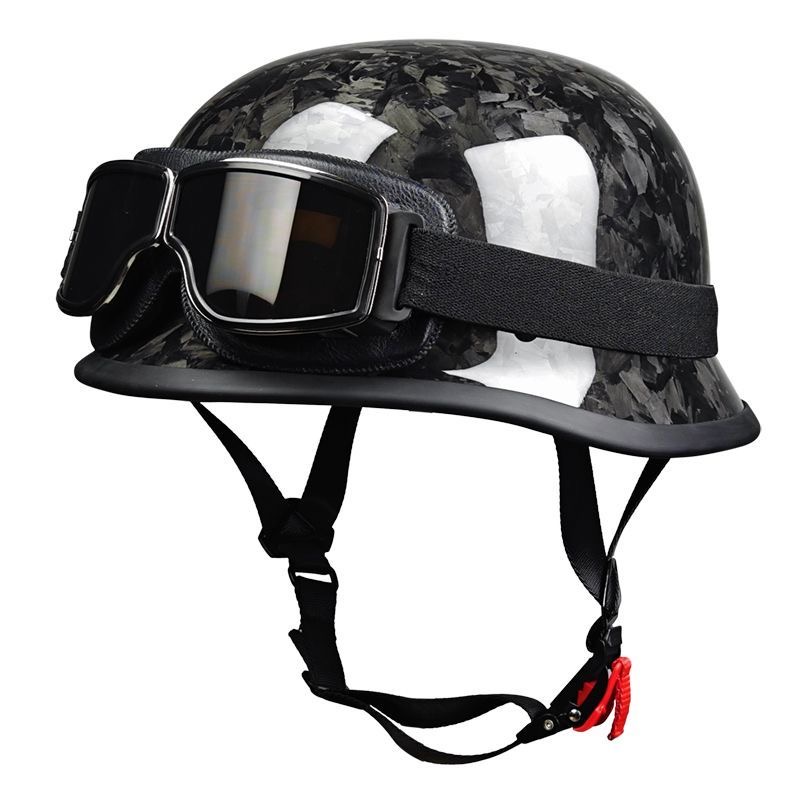 Carbon Fiber Lightweight Motorcycle Helmet - Полушлем из кованого углеродного волокна премиум-класса,
