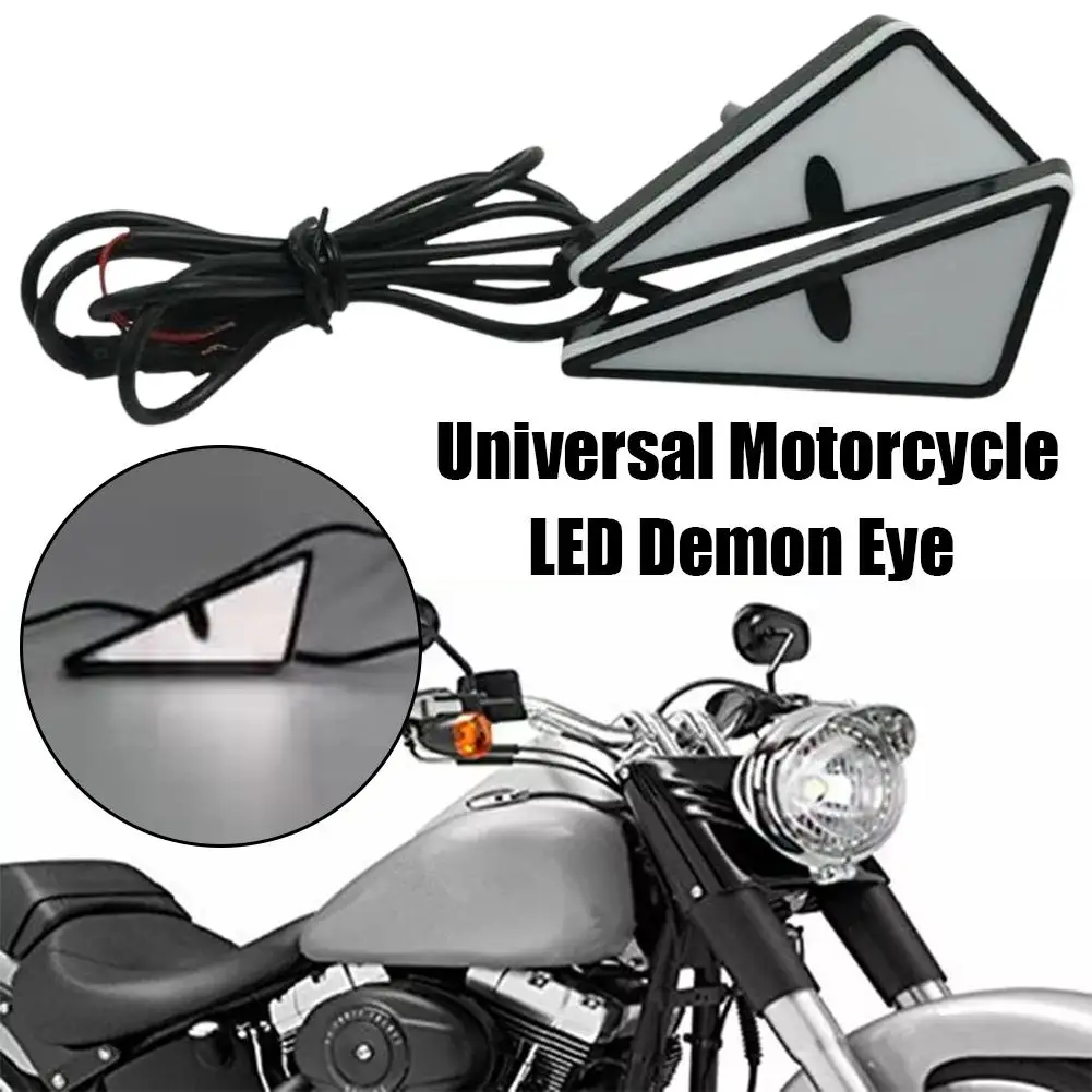 Universal Motorcycle Led Headlight Projector - Универсальный мотоциклетный светодиодный светильник Demon Eye,