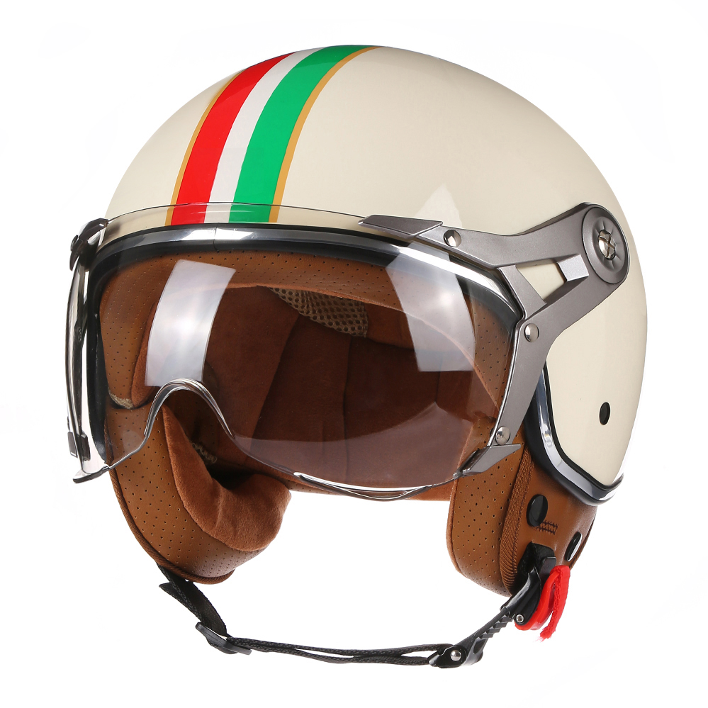 Vintage Open Face Retro Helmet - Мотошлемы DOT Open Face 3/4 в