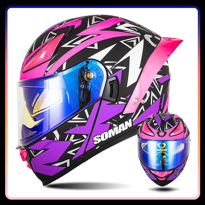 Полнолицевой мотоциклетный шле – обзор и цена Modular Flip Up Motorcycle Helmet Dot Approved