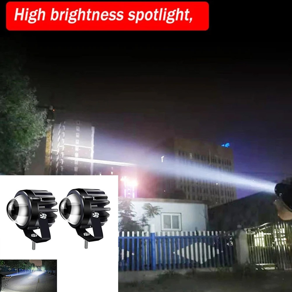 Проектор для мотоцикла, Лазерн – обзор и цена Universal Motorcycle Led Headlight Projector