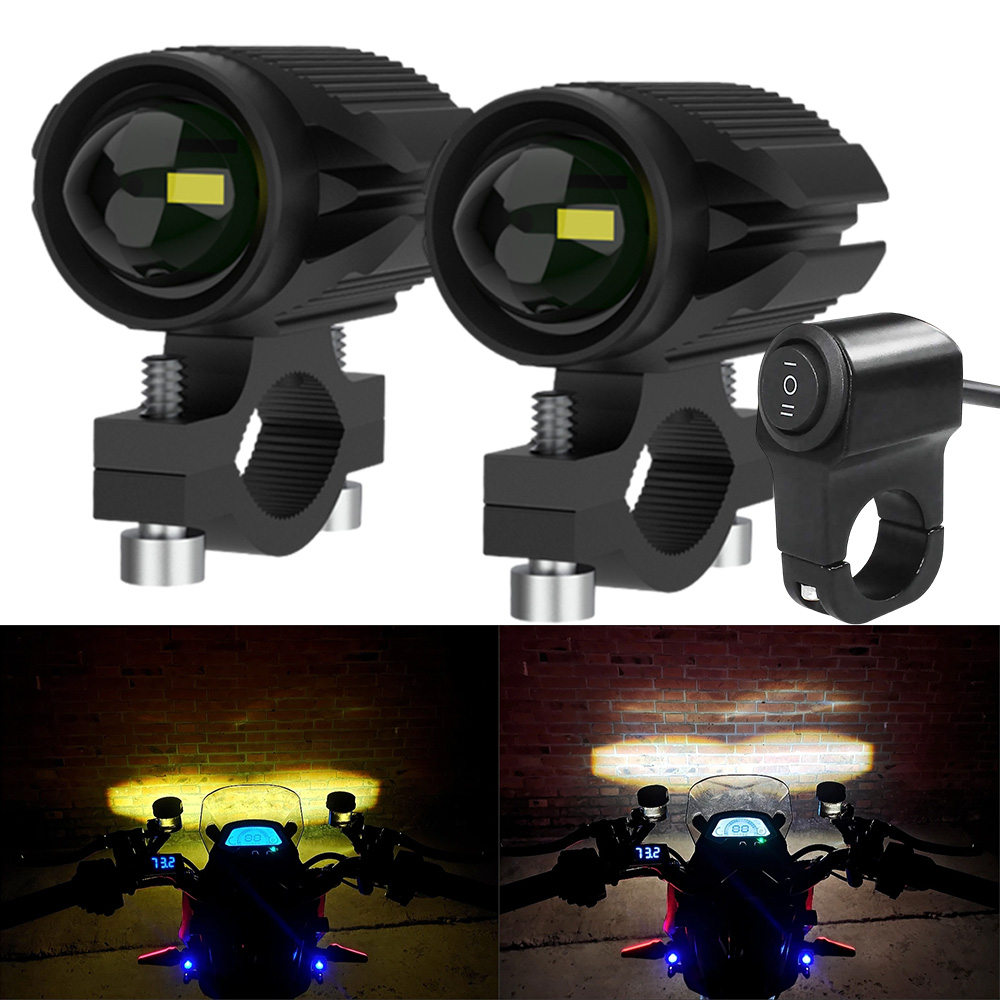 Дополнительные светодиодные фа – обзор и цена Universal Motorcycle Led Headlight Projector