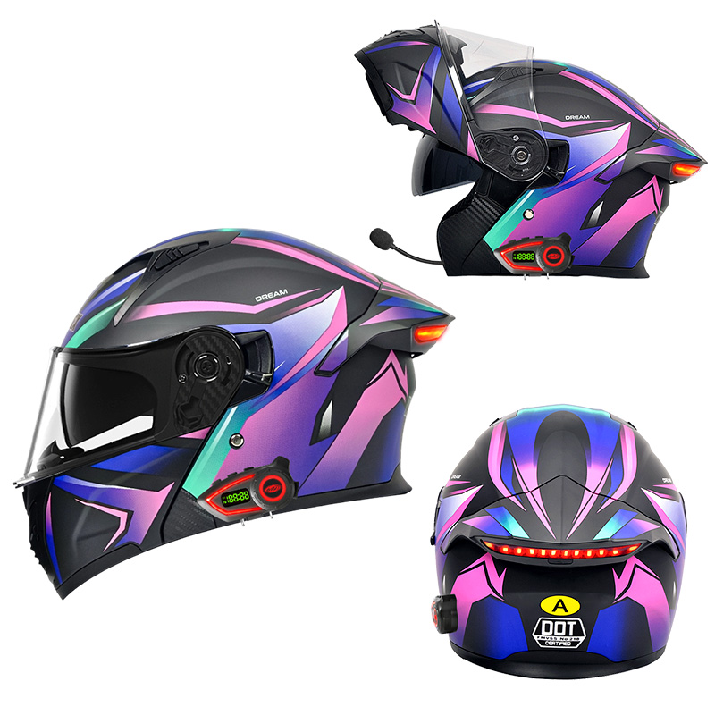 Мотошлемы DOT с двойным визоро – обзор и цена Modular Flip Up Motorcycle Helmet Dot Approved