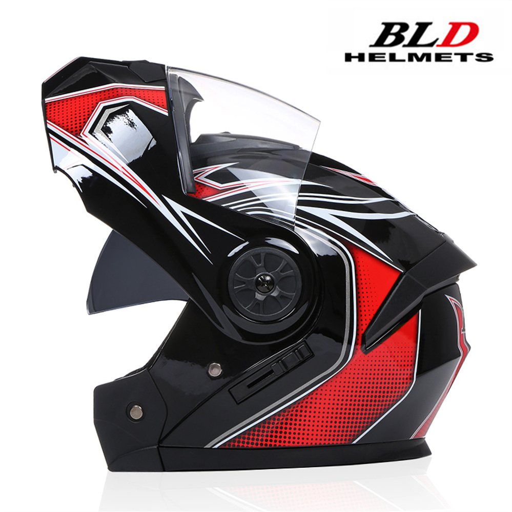 Шлем с двумя линзами, модульны – обзор и цена Dual Visor Motorcycle Racing Helmet