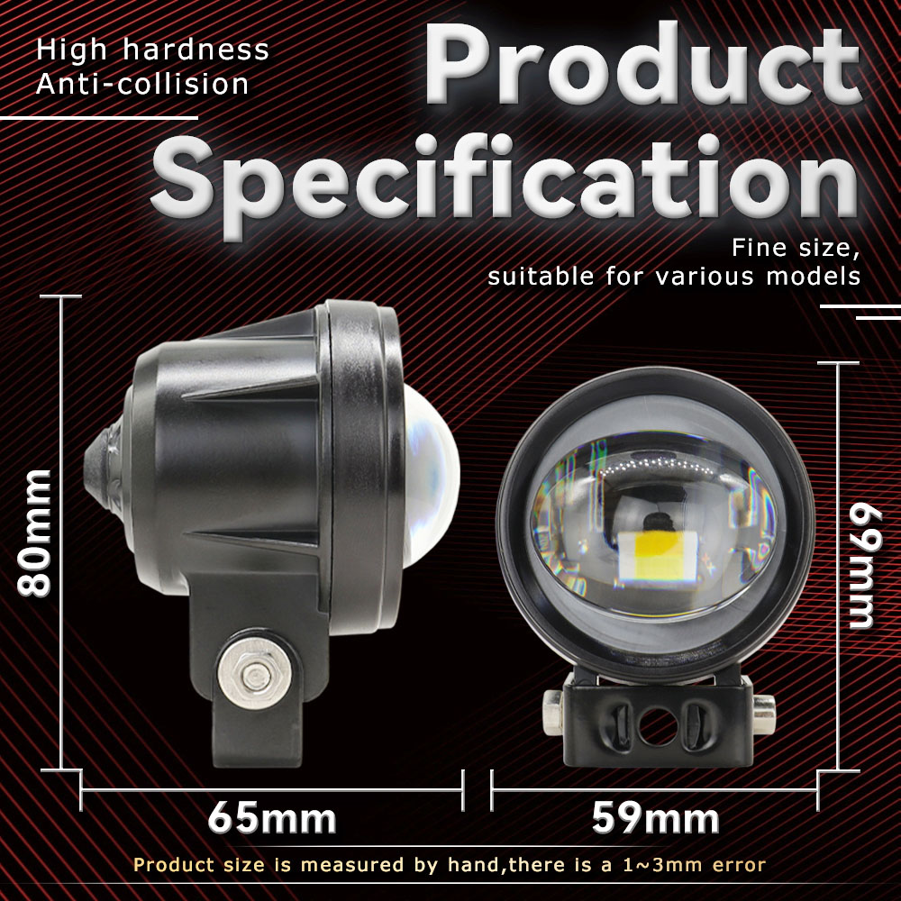 Светодиодные прожекторы для мо – обзор и цена Universal Motorcycle Led Headlight Projector