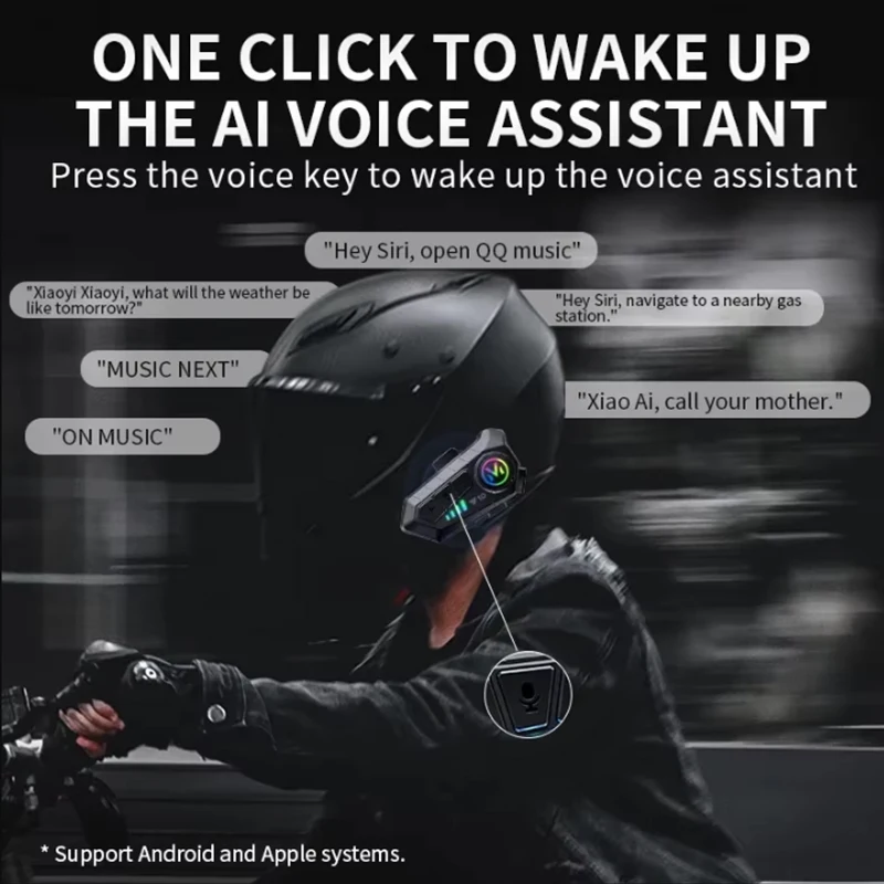 Беспроводная Bluetooth 5.3 гар – обзор и цена Full Face Motorcycle Helmet With Bluetooth