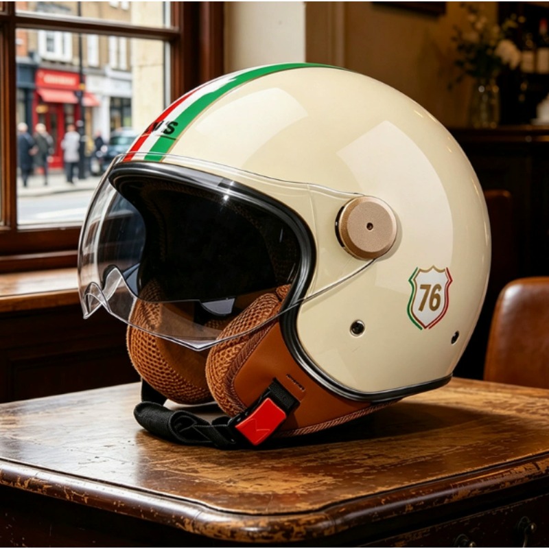 Сертифицированный DOT открытый – обзор и цена Vintage Open Face Retro Helmet