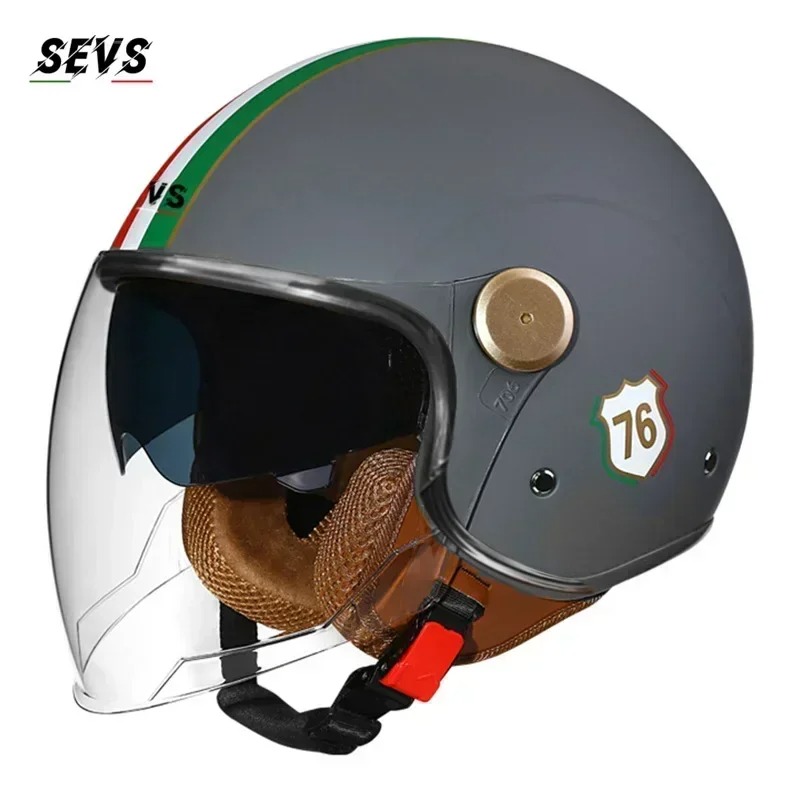 Сертифицированный DOT открытый – обзор и цена Vintage Open Face Retro Helmet