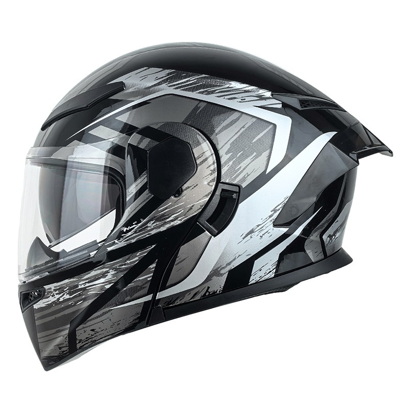 Мотоциклетный шлем с двойным в – обзор и цена Modular Flip Up Motorcycle Helmet Dot Approved