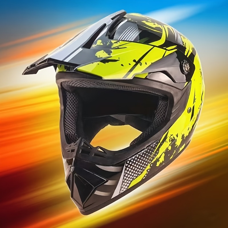 Комплект для мотокросса: шлем  – обзор и цена Off Road Motocross Helmet Goggles Set