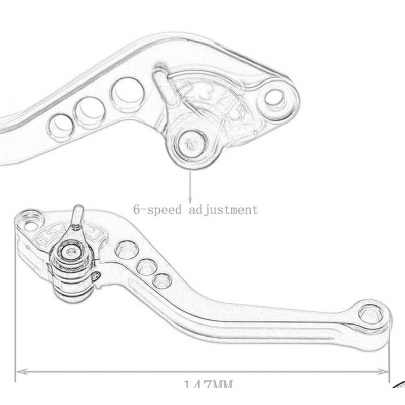 Для мотоциклов Yamaha Tracer 9 – обзор и цена Cnc Aluminum Adjustable Brake Clutch Levers
