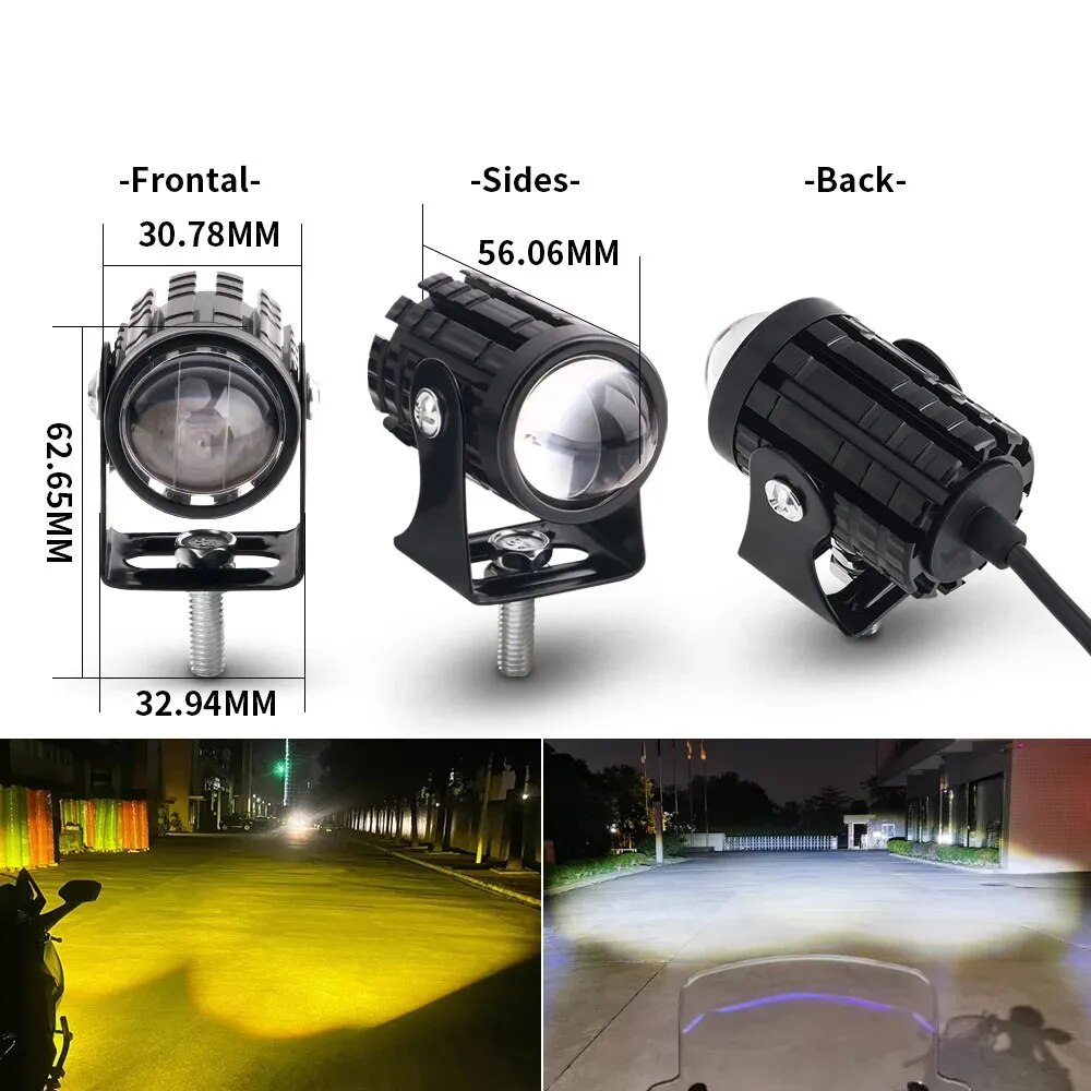 Универсальная светодиодная фар – обзор и цена Universal Motorcycle Led Headlight Projector