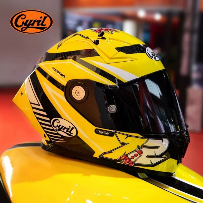 Мотошлем CYRIL из карбонового  – обзор и цена Carbon Fiber Lightweight Motorcycle Helmet