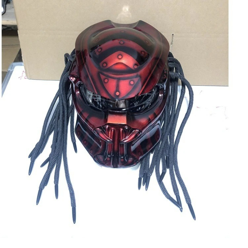 Мотоциклетный шлем HOT Racing  – обзор и цена Custom Predator Motorcycle Helmet