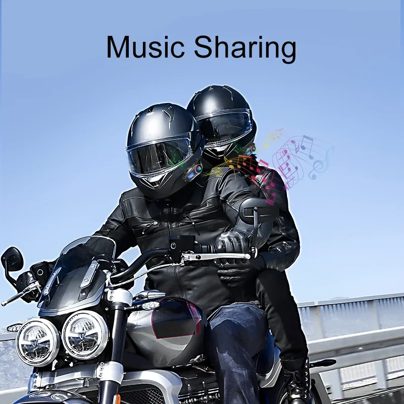 Гарнитура для мотоциклетного ш – обзор и цена Full Face Motorcycle Helmet With Bluetooth