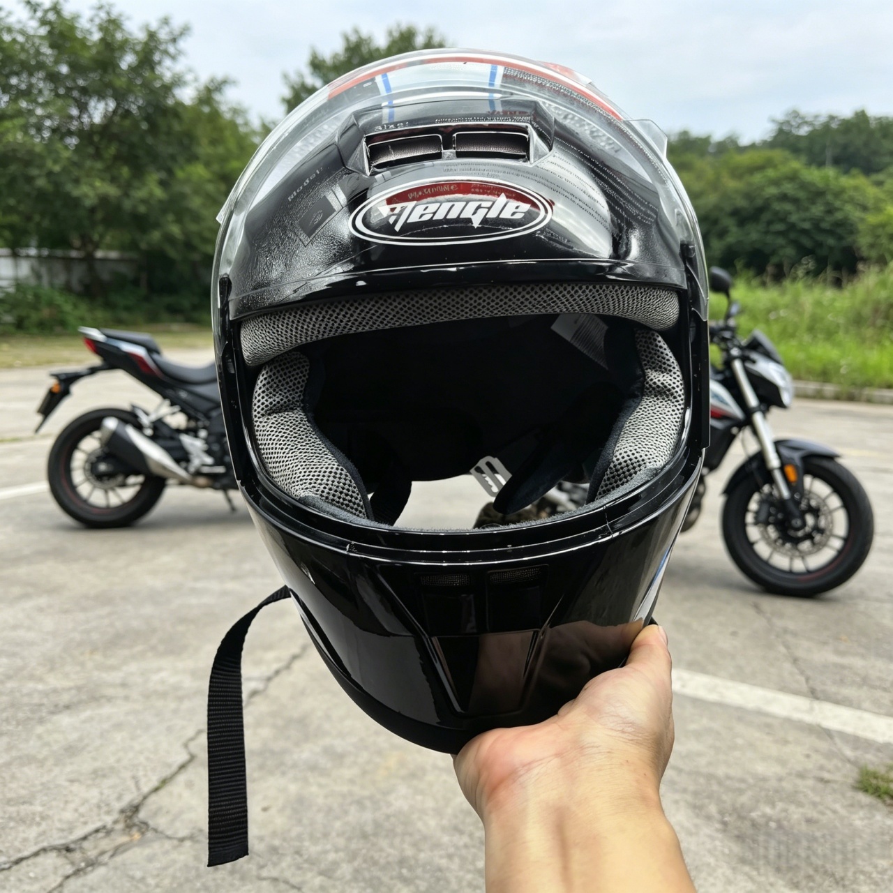 Мотошлем-интеграл с двойным ви – обзор и цена Dual Visor Motorcycle Racing Helmet