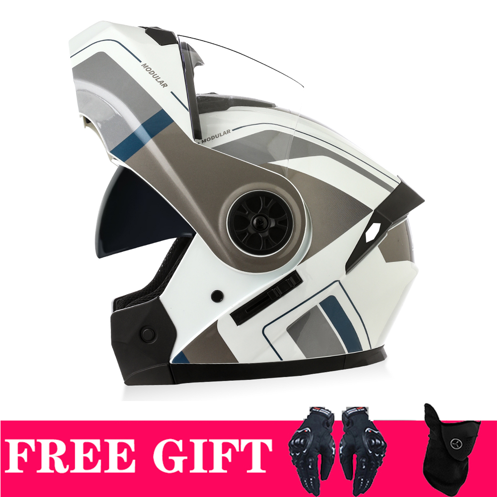 Двойной козырек, Bluetooth-шле – обзор и цена Full Face Motorcycle Helmet With Bluetooth