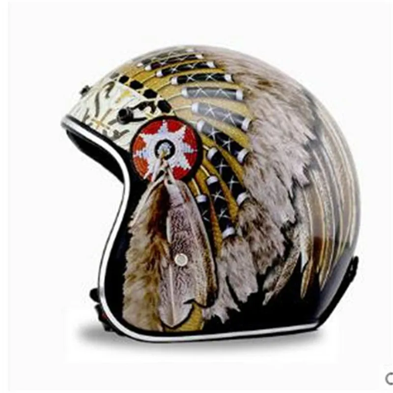 2025 Новый ретро винтажный мот – обзор и цена Vintage Open Face Retro Helmet
