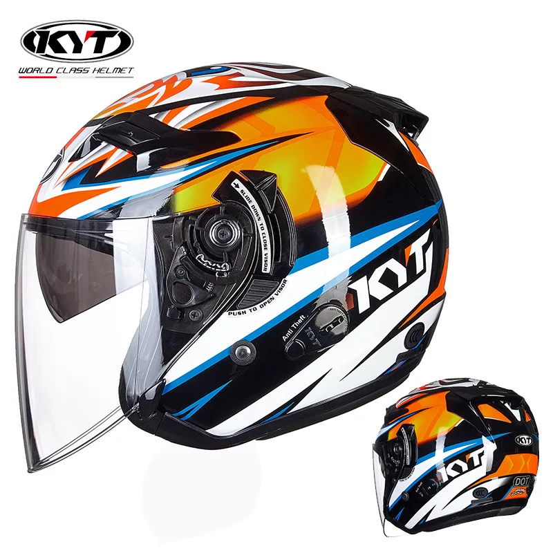 Мотоциклетный шлем KYT, винтаж – обзор и цена Vintage Open Face Retro Helmet