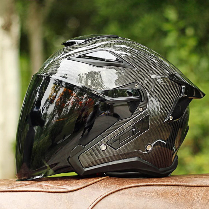 Мотоциклетный шлем GSB из угле – обзор и цена Carbon Fiber Lightweight Motorcycle Helmet
