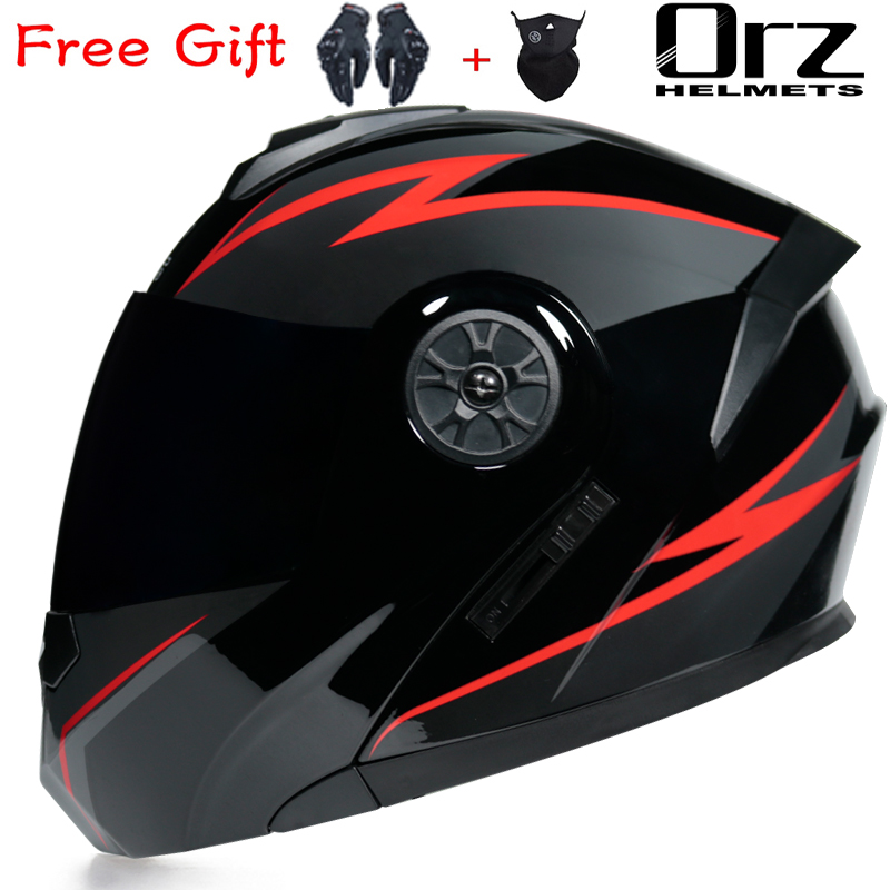 Мотошлем ORZ-161: новейшая мод – обзор и цена Dual Visor Motorcycle Racing Helmet