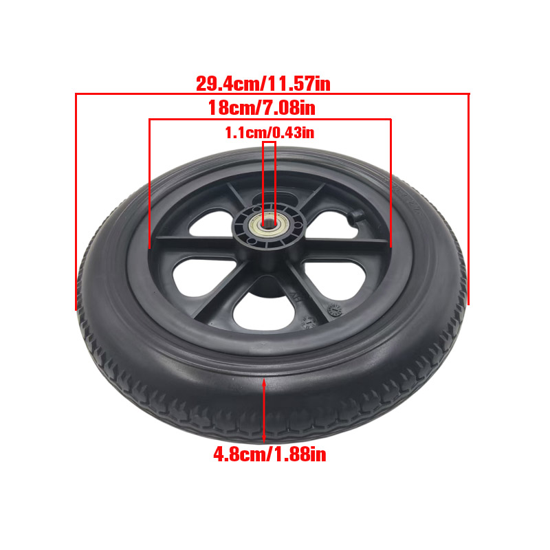 12-дюймовое цельное колесо 12  – обзор и цена Scooter Parts