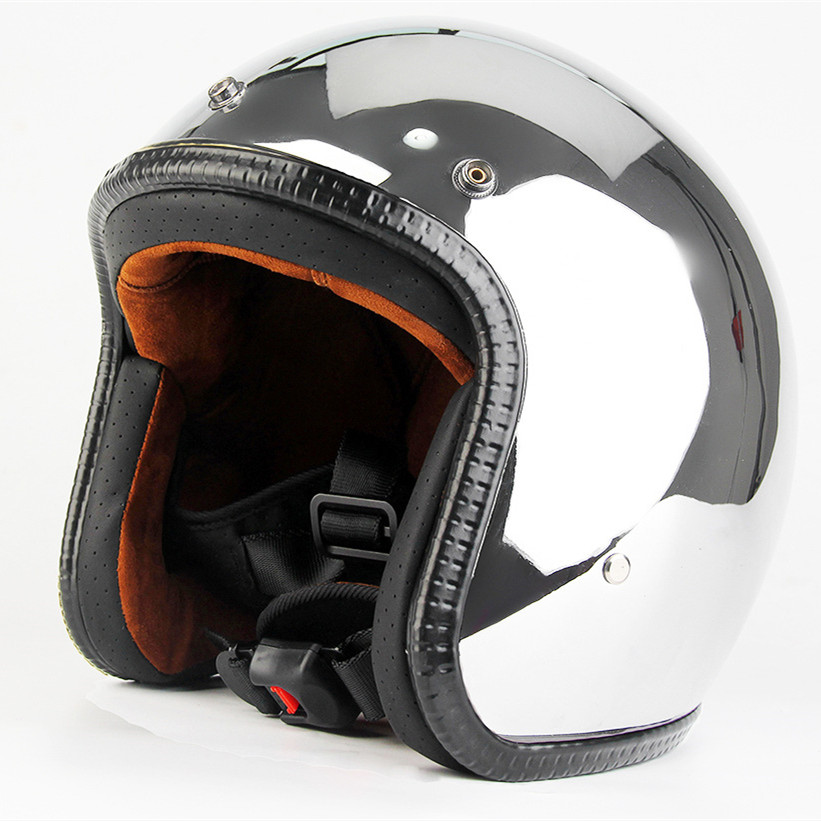 Мотоциклетный шлем с открытым  – обзор и цена Vintage Open Face Retro Helmet