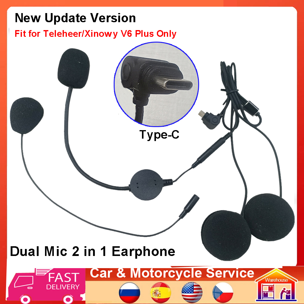 Наушники-гарнитура Type-C 2-в- – обзор и цена Full Face Motorcycle Helmet With Bluetooth