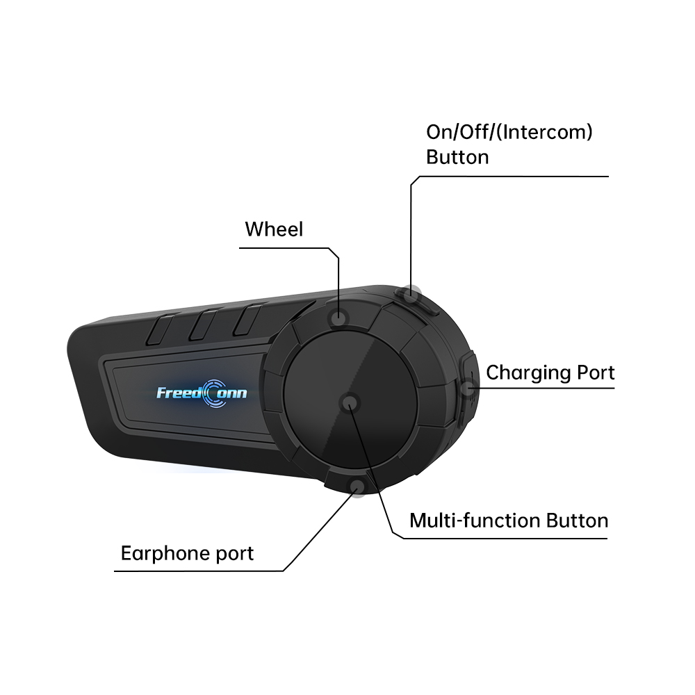 Bluetooth-гарнитура FreedConn  – обзор и цена Motorcycle Helmets