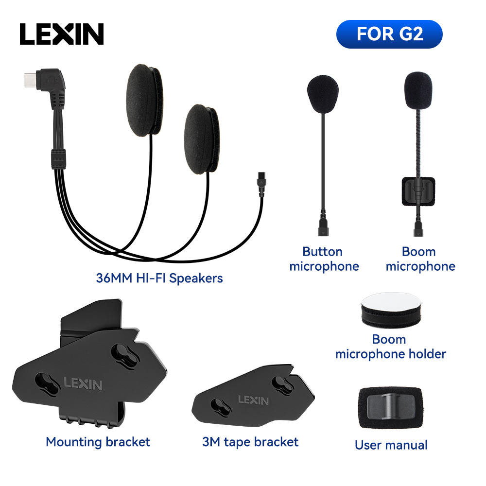 LEXIN-G2 мотоциклетная гарниту – обзор и цена Universal Motorcycle Helmet Intercom Headset
