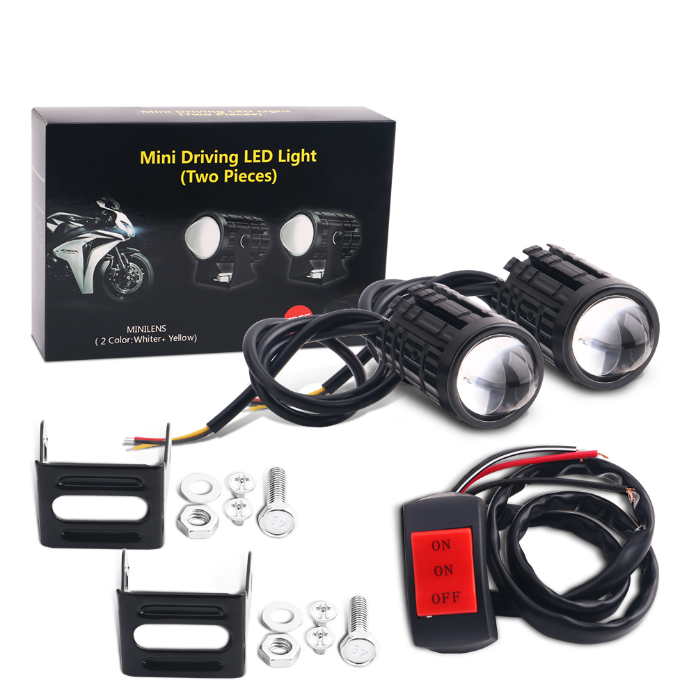 Универсальная лампа для мотоци – обзор и цена Universal Motorcycle Led Headlight Projector