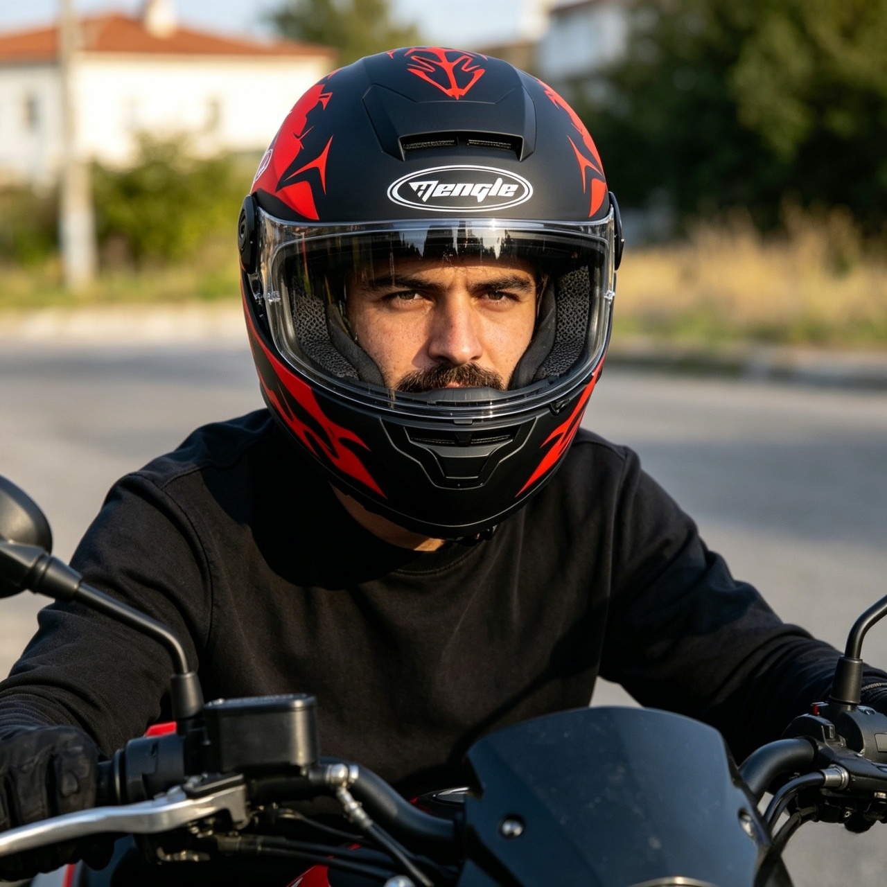 Мотошлем мужской полнолицевой  – обзор и цена Dual Visor Motorcycle Racing Helmet