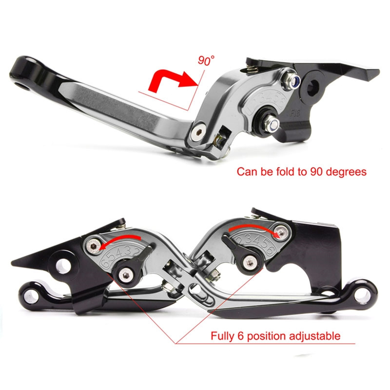 Для мотоциклов MT-07 FZ-07 (20 – обзор и цена Cnc Aluminum Adjustable Brake Clutch Levers