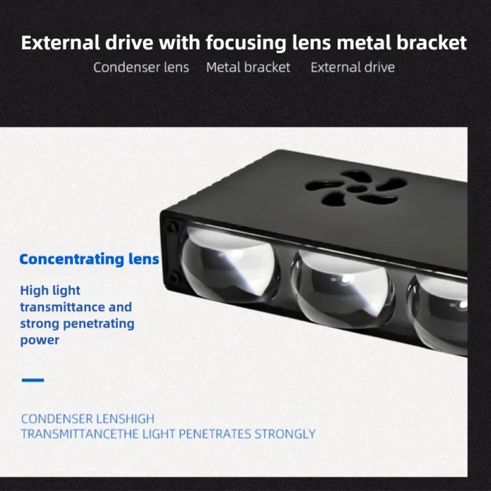 Автомобильная решетка, светоди – обзор и цена Universal Motorcycle Led Headlight Projector