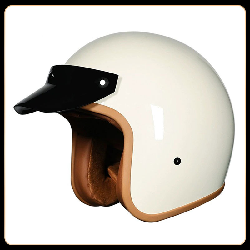 Винтажный мотоциклетный шлем 3 – обзор и цена Vintage Open Face Retro Helmet