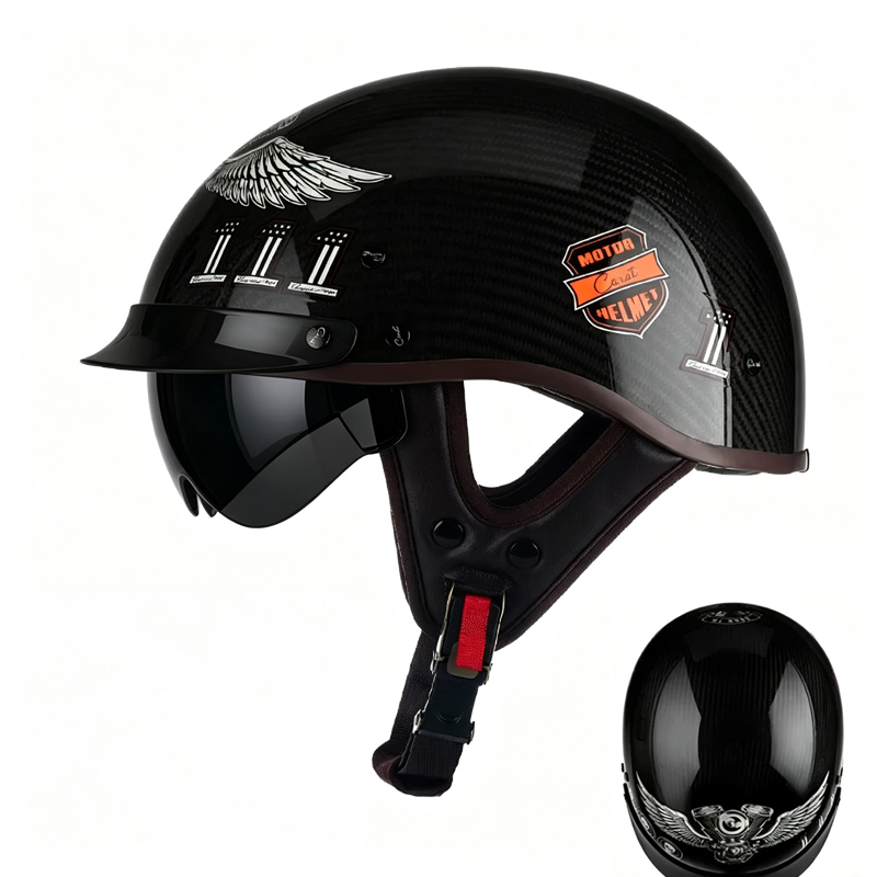 Мотоциклетный шлем из углеродн – обзор и цена Carbon Fiber Lightweight Motorcycle Helmet