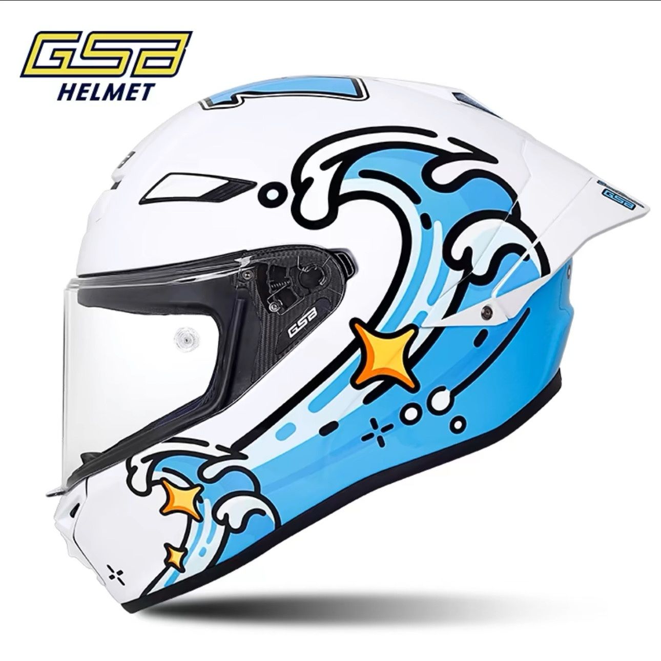Мотошлем GSB RC5 из карбона, п – обзор и цена Carbon Fiber Lightweight Motorcycle Helmet