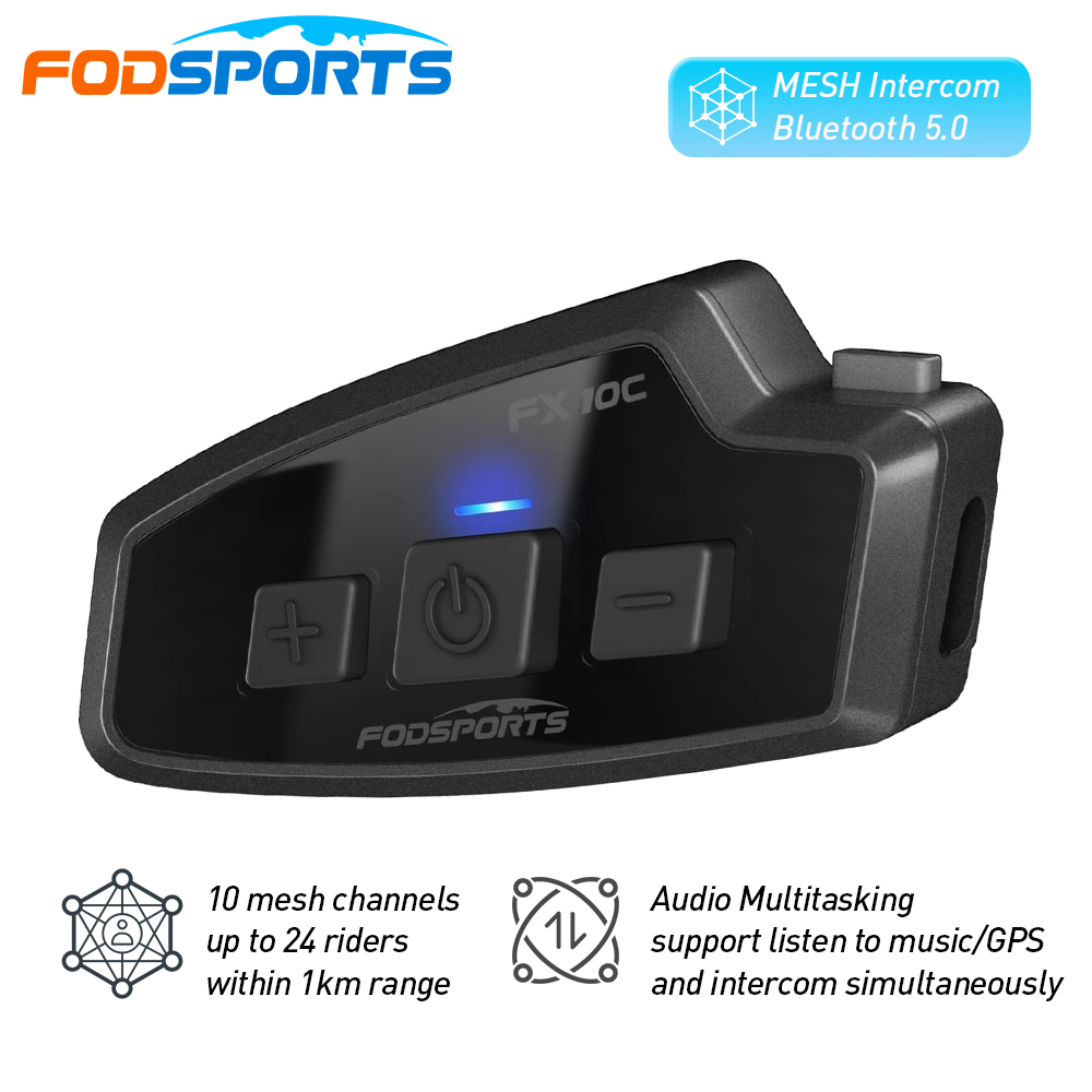 Fodsports FX 10C мотоциклетный – обзор и цена Full Face Motorcycle Helmet With Bluetooth