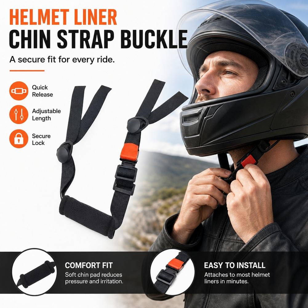 Универсальный ремешок для мото – обзор и цена Quick Release Buckle Motorcycle Helmet