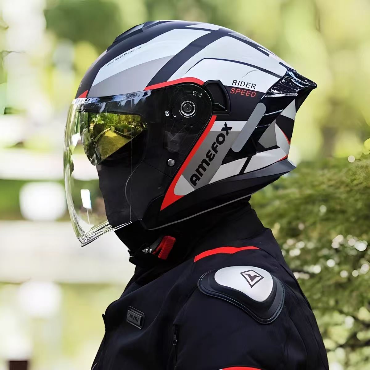 Мотошлем-модуляр с двойным виз – обзор и цена Motorcycle Helmet Inner Sun Visor Lens