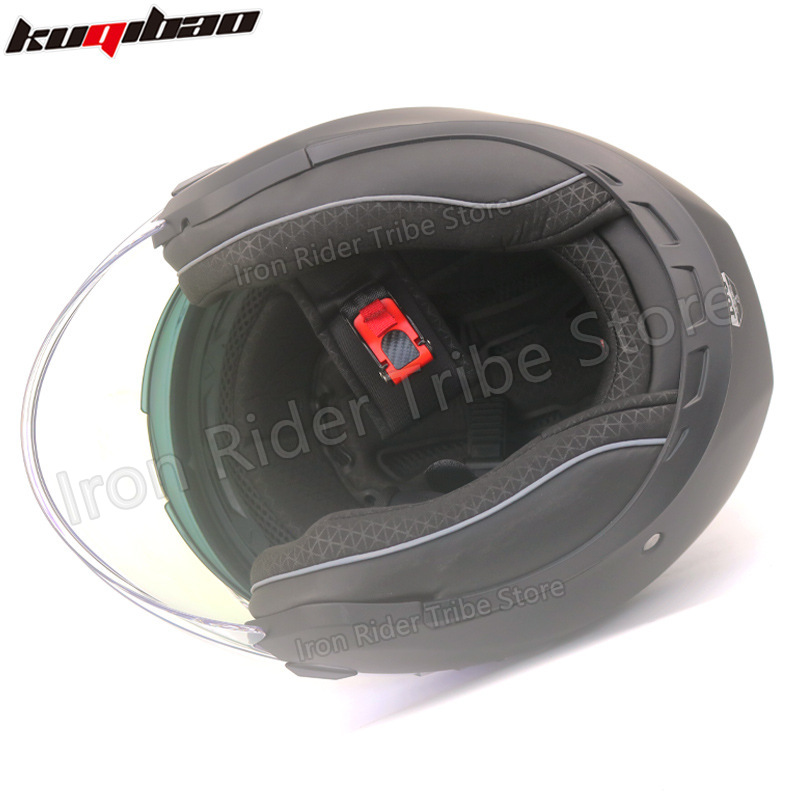 Мотошлем Kuqibao с двойным мод – обзор и цена Modular Flip Up Motorcycle Helmet Dot Approved
